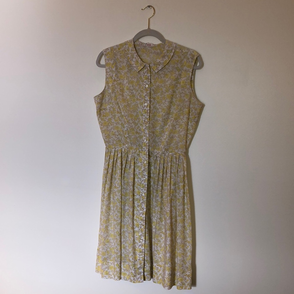 Vintage Fit and Flare Floral Dress